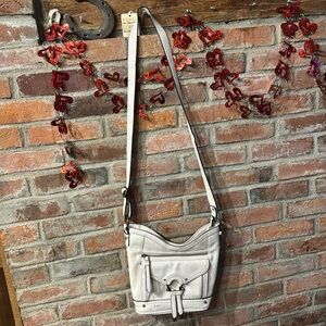 b.o.c Cream Crossbody Purse